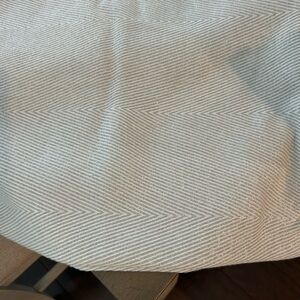 Threshold Silver and Cream Rectangular Tablecloth